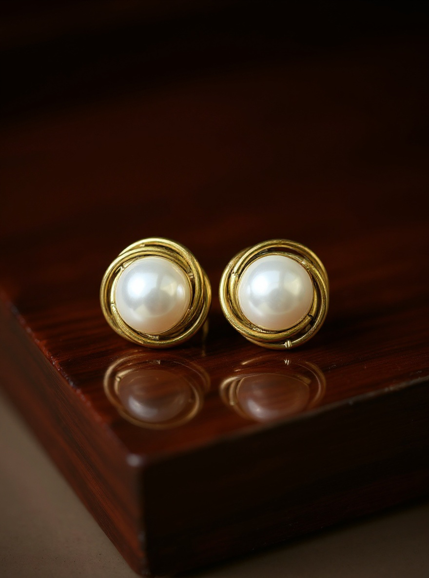 Vintage Pearl Earrings