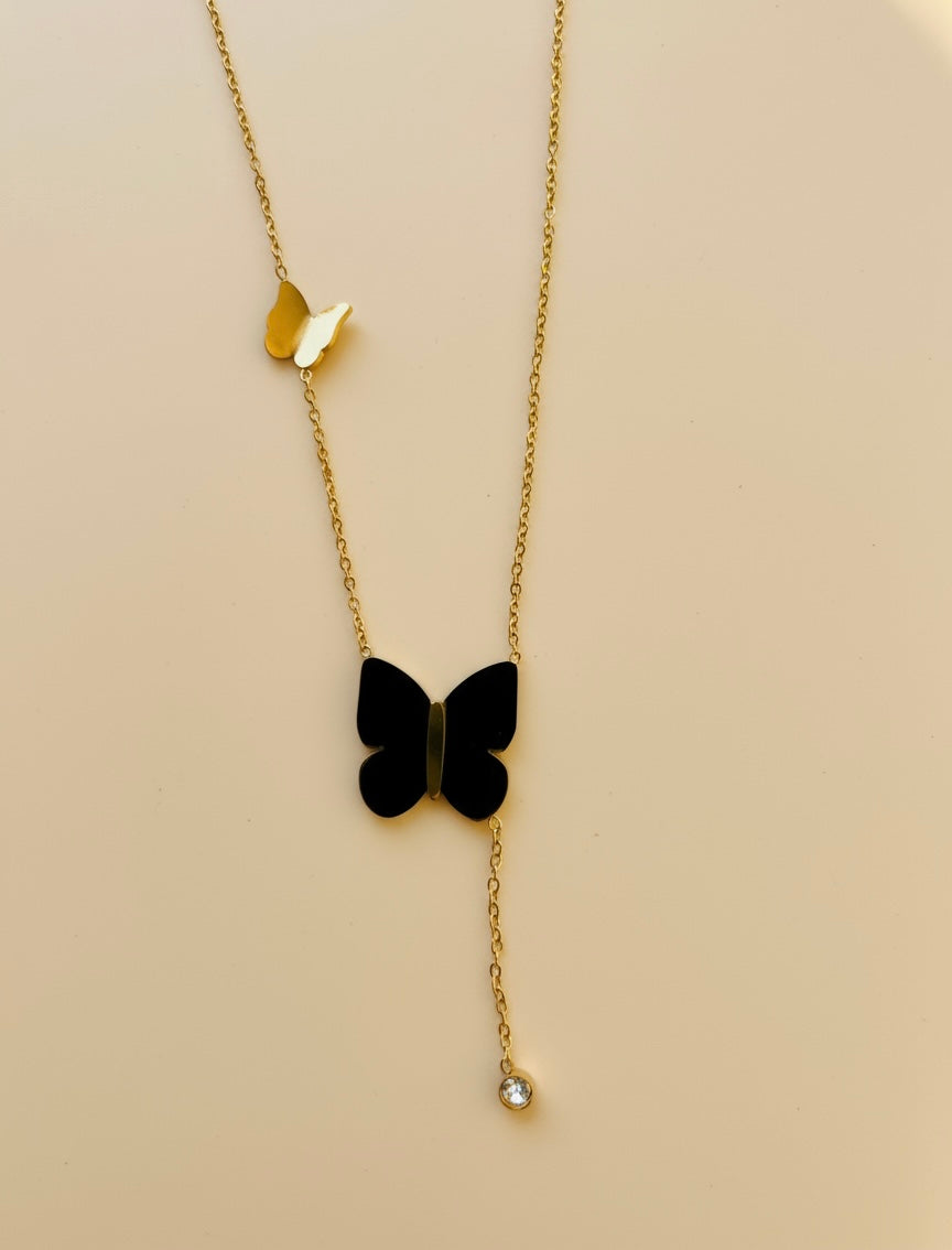 Butterfly Gold Necklace