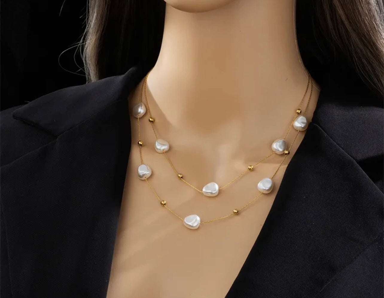 Aurora Pearl Strand Necklace