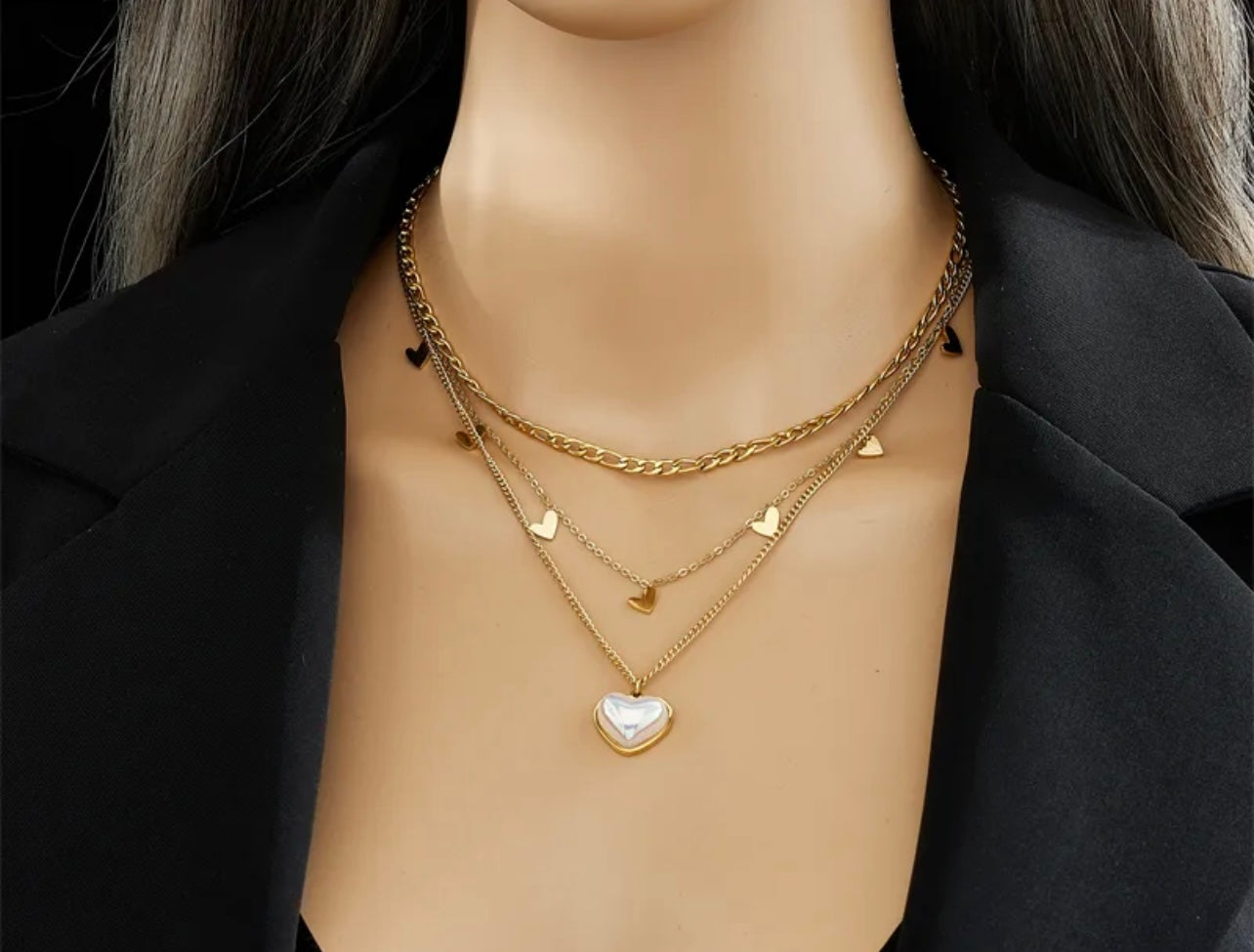 Eternal Heart Layers Necklace