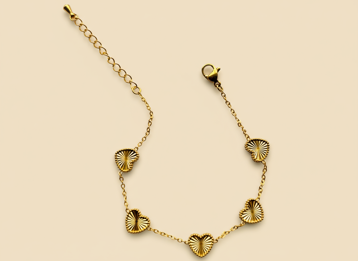 Dual Side Heart Bracelet