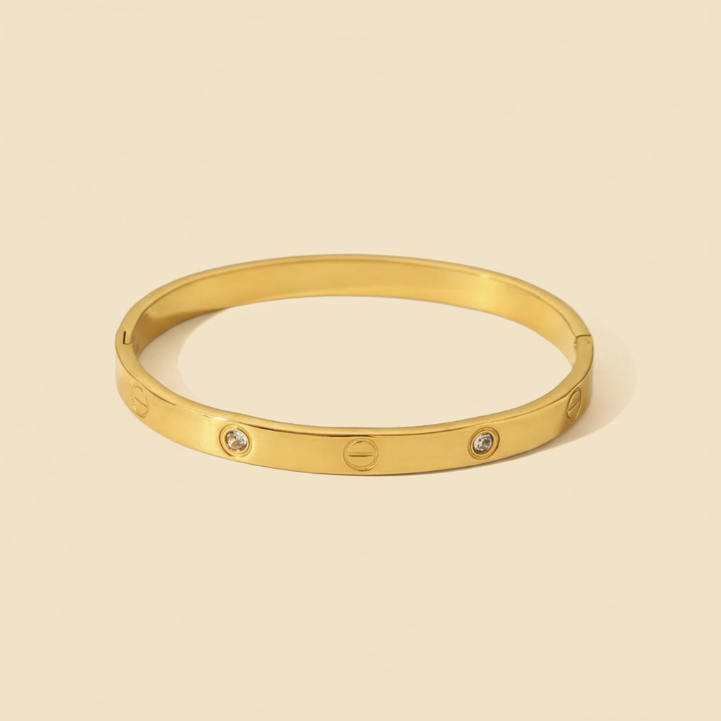 Eterna Luxe Gold Bangle