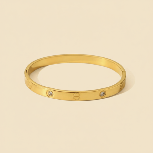 Eterna Luxe Gold Bangle
