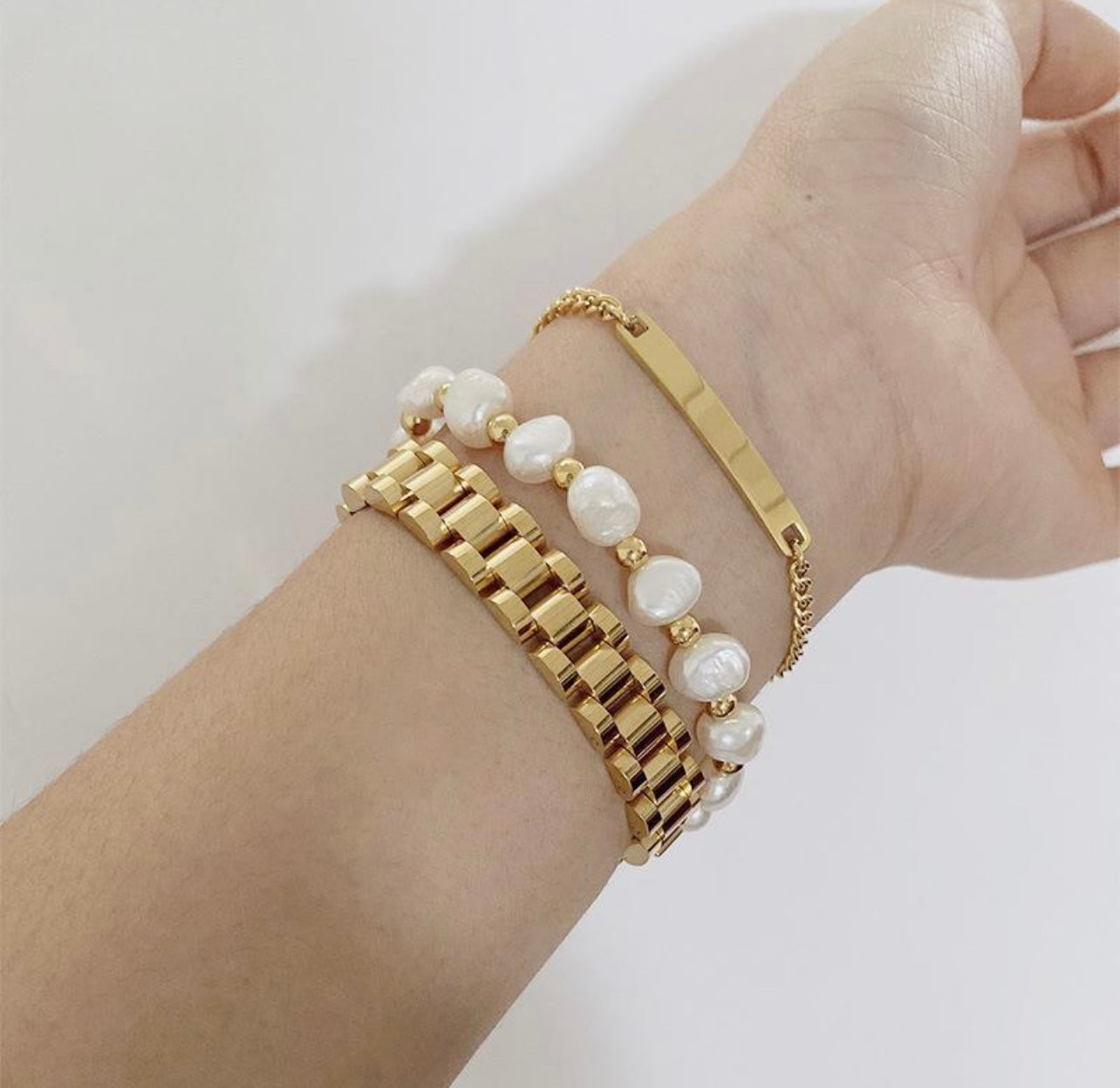Gold Link Bracelet
