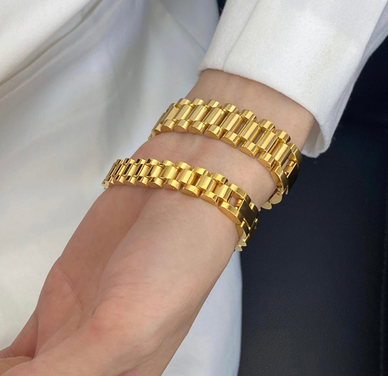 Gold Link Bracelet