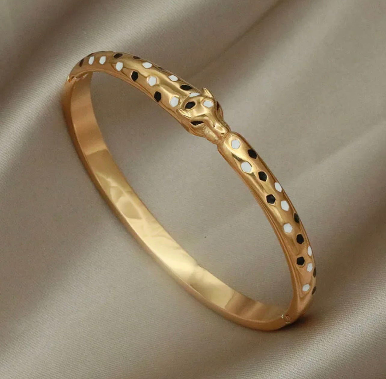 Spotted Safari Statement Bracelet