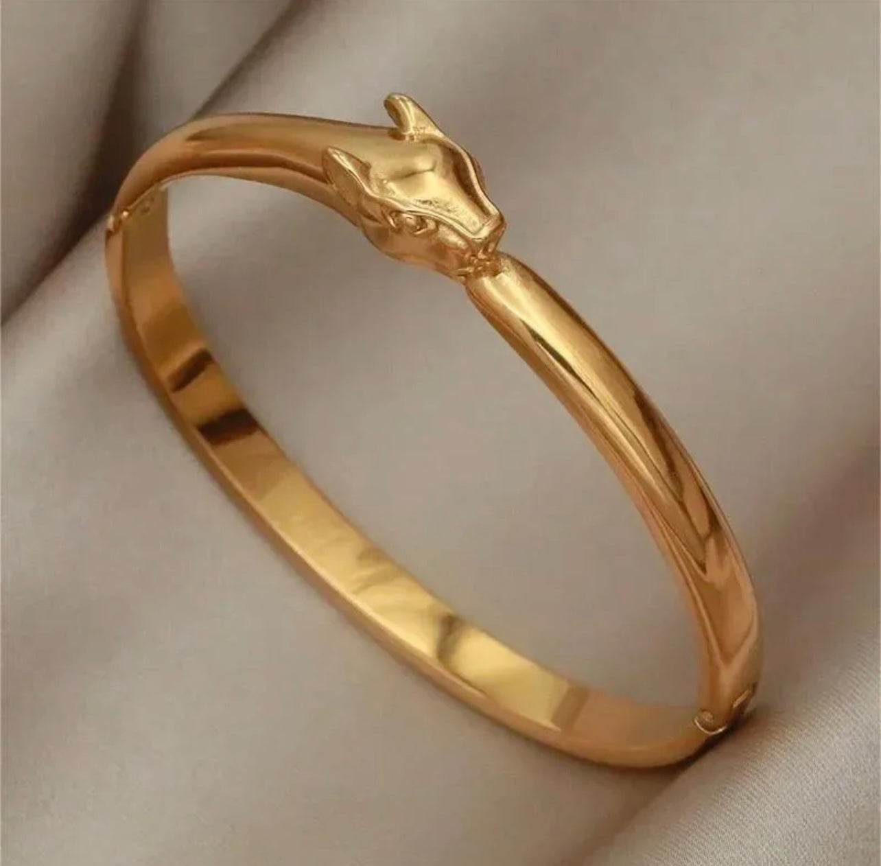 Regal Panther Bangle Bracelet