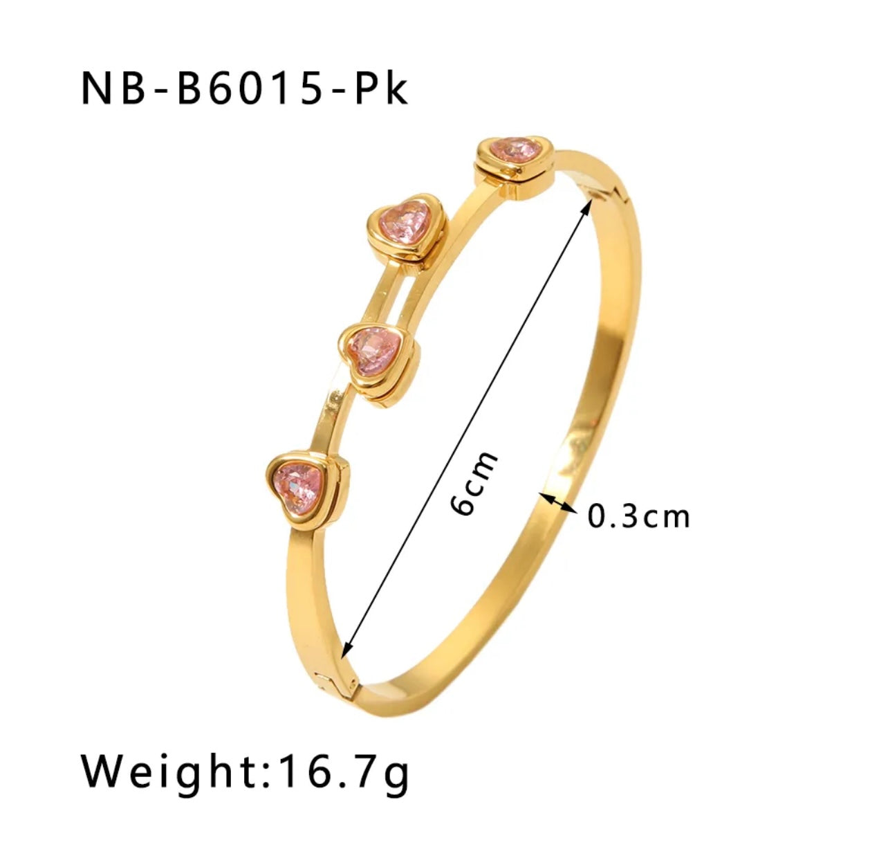 Pink Sweetheart Bracelet