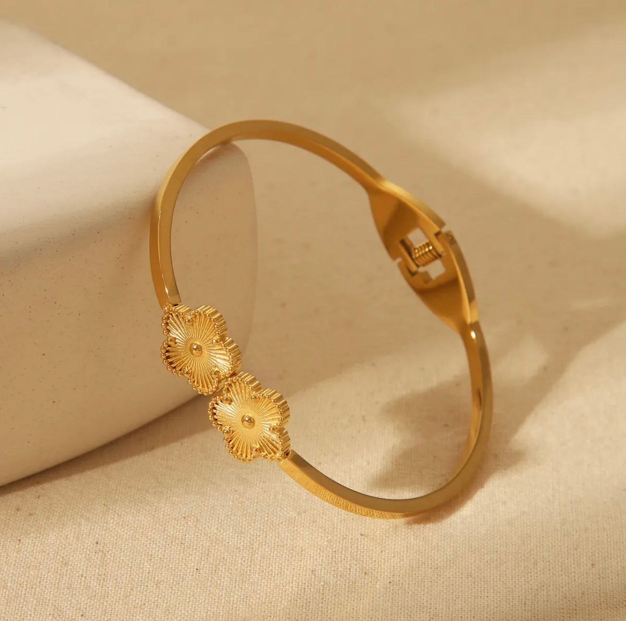 The Golden Bloom Bangle