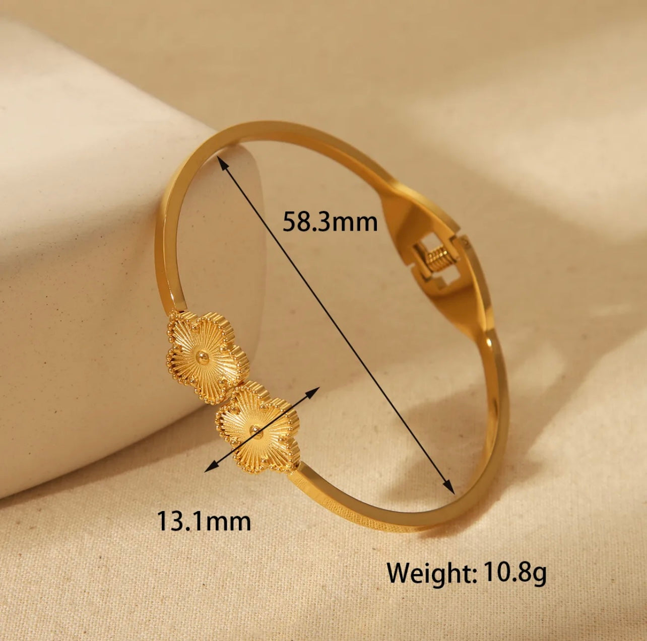 The Golden Bloom Bangle
