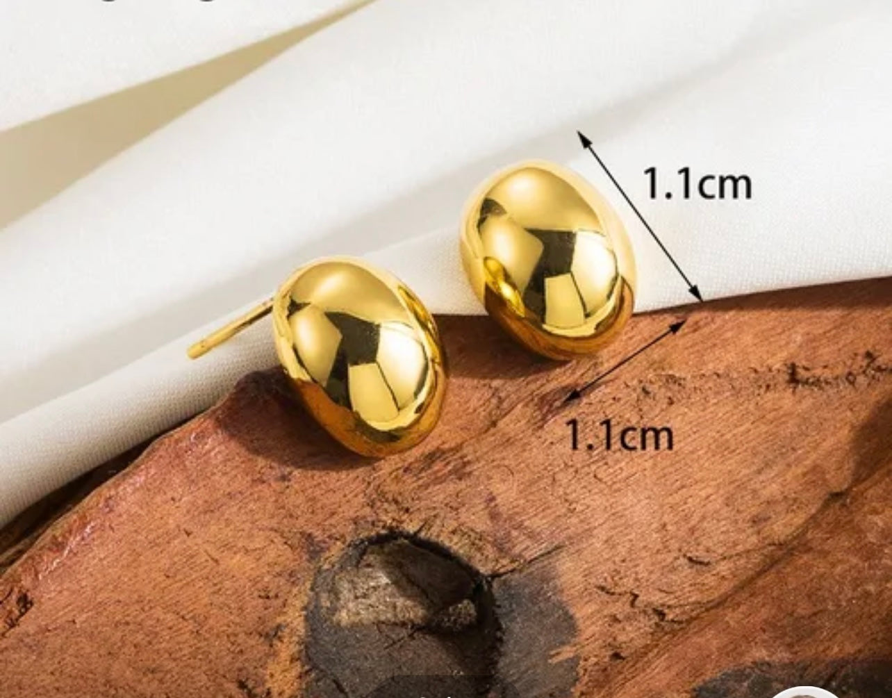 Dome Stud Earrings