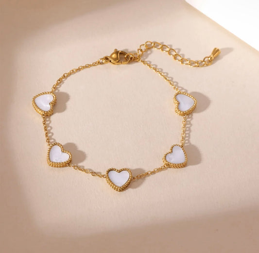 Dual Side Heart Bracelet