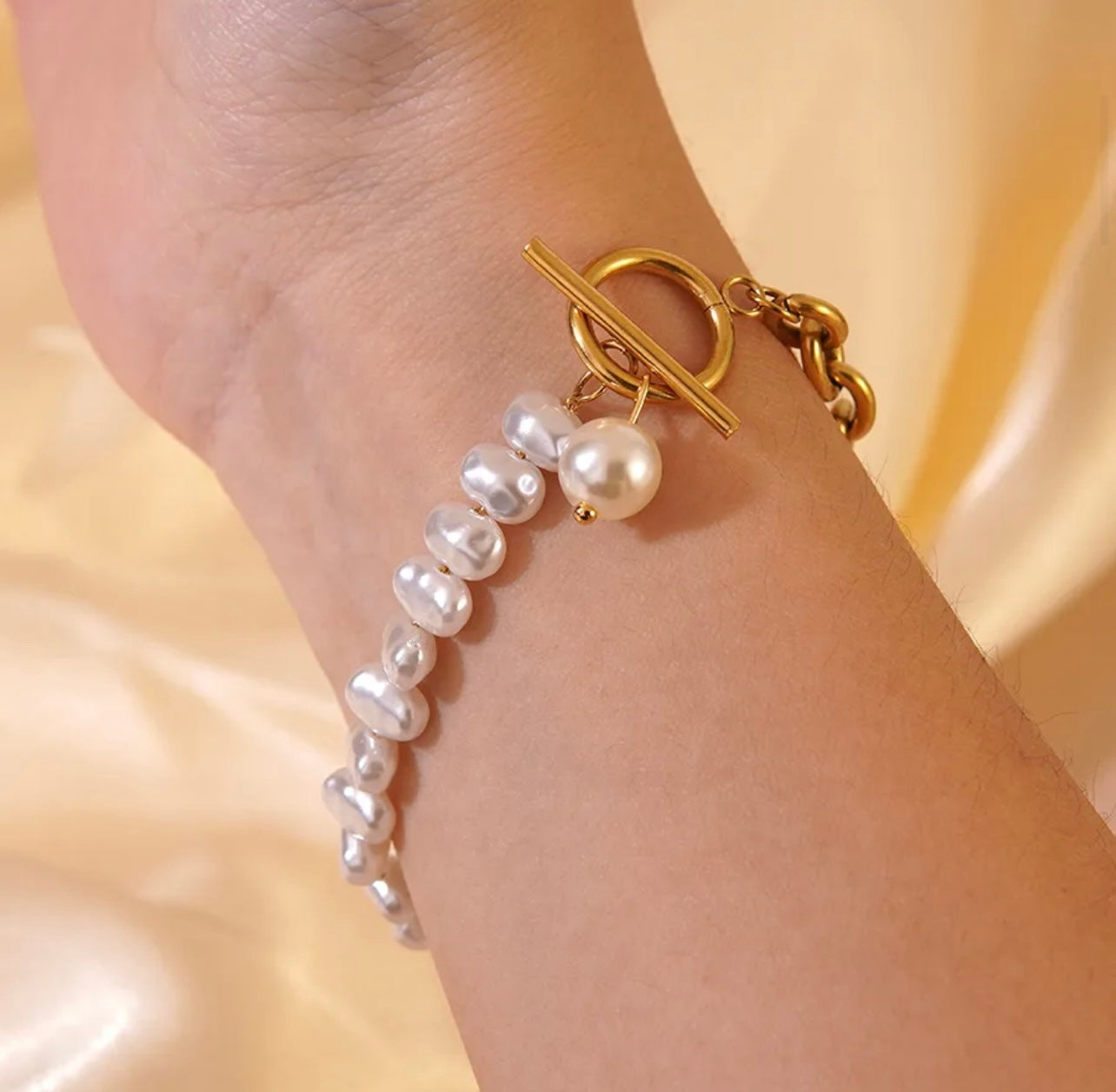Pearl Drop Bracelet
