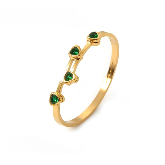 Green Sweetheart Bracelet