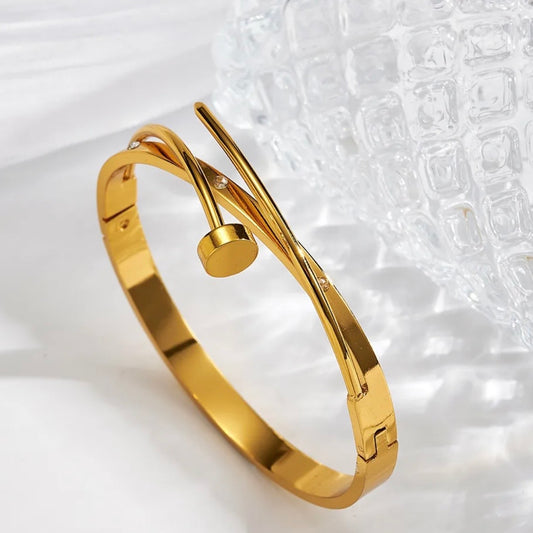 Crossover Nail Bangle