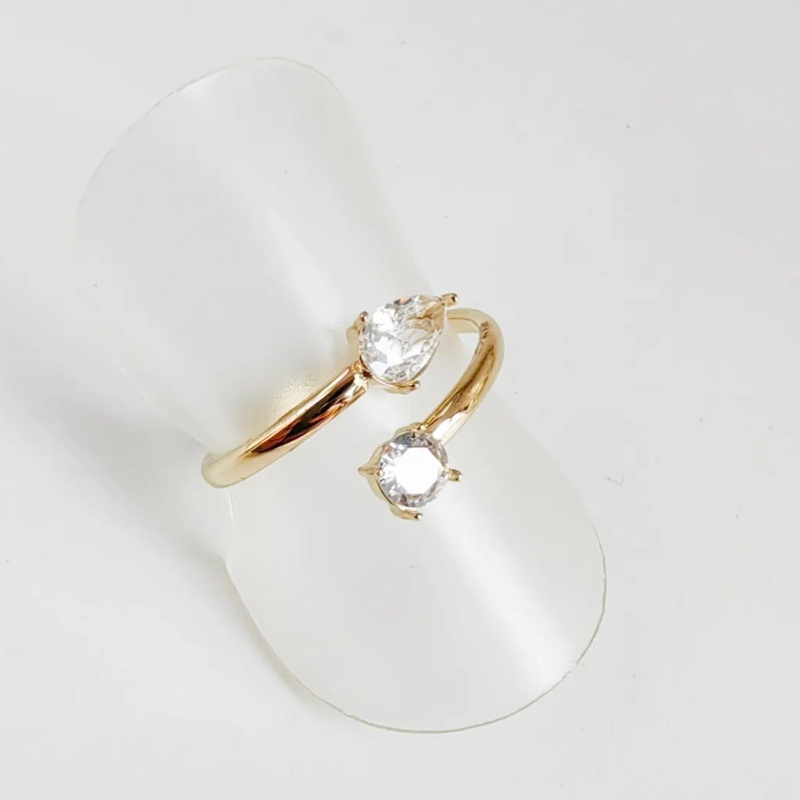 Ethereal Duo Adjustable Wrap Ring