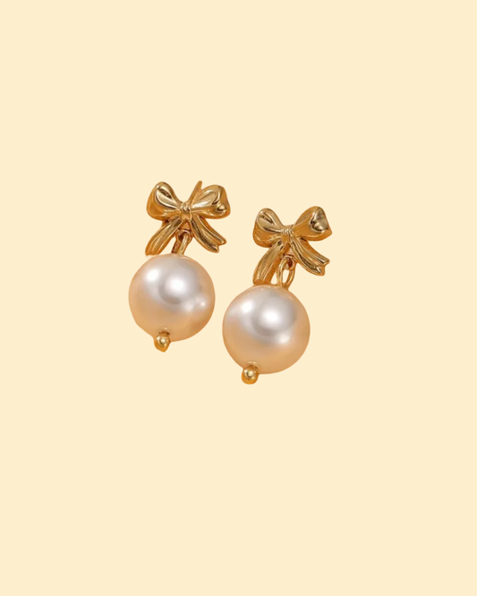 Bow Tassel Earrings